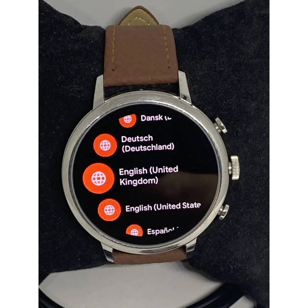 Fossil Gen 4 Authentic Digital Dial Smart Watch Custom Band FTW6014 AB180